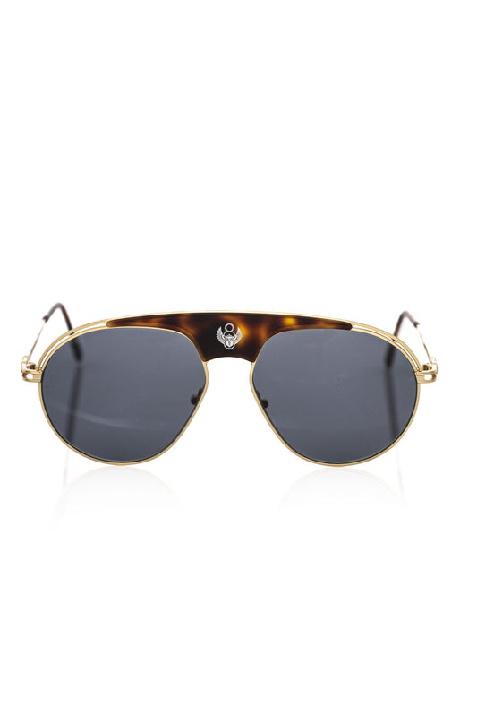 Brown Metallic Sunglasses for Men