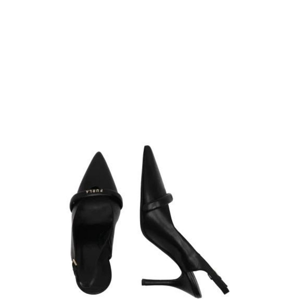 Black Leather High Heel