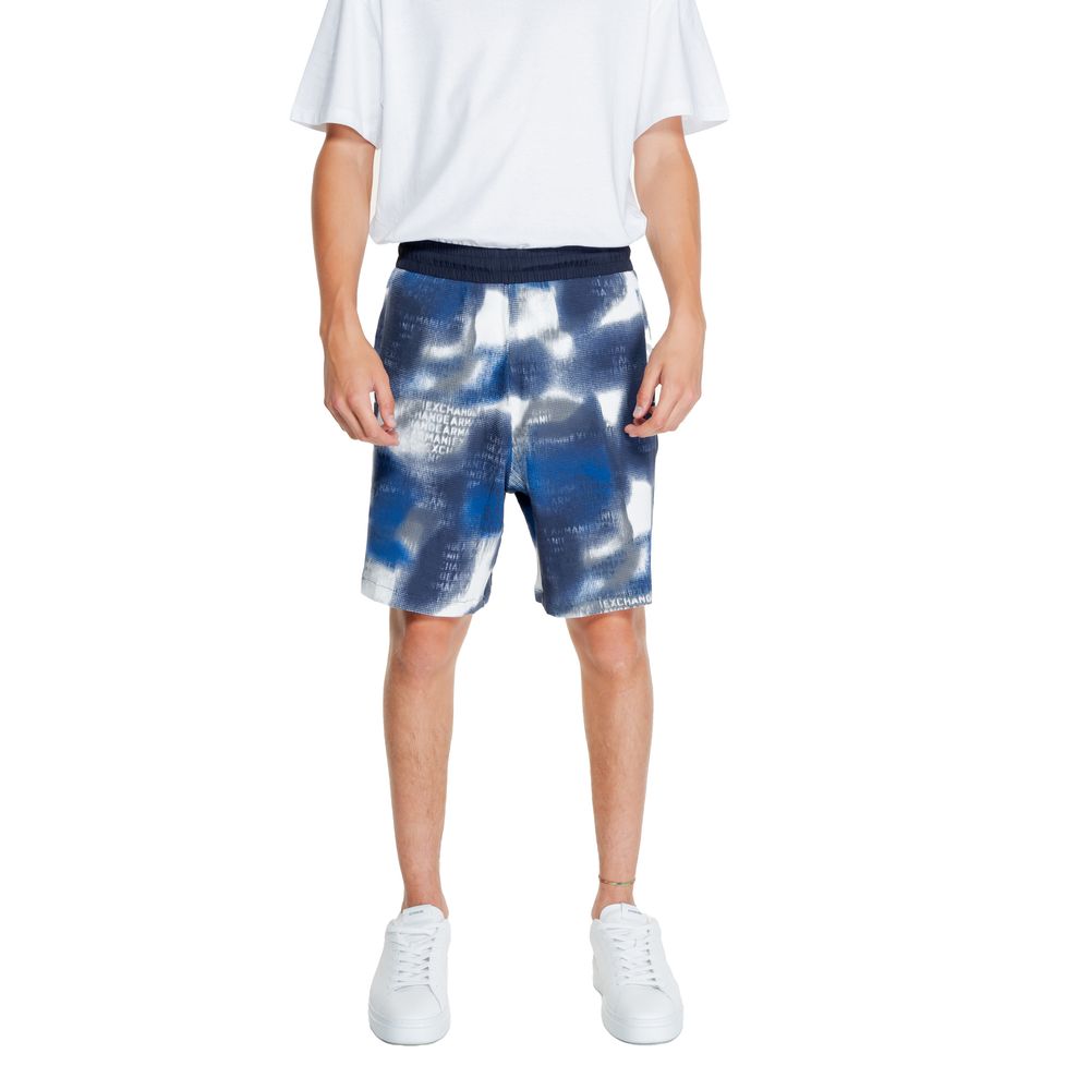 Blue Cotton Bermuda