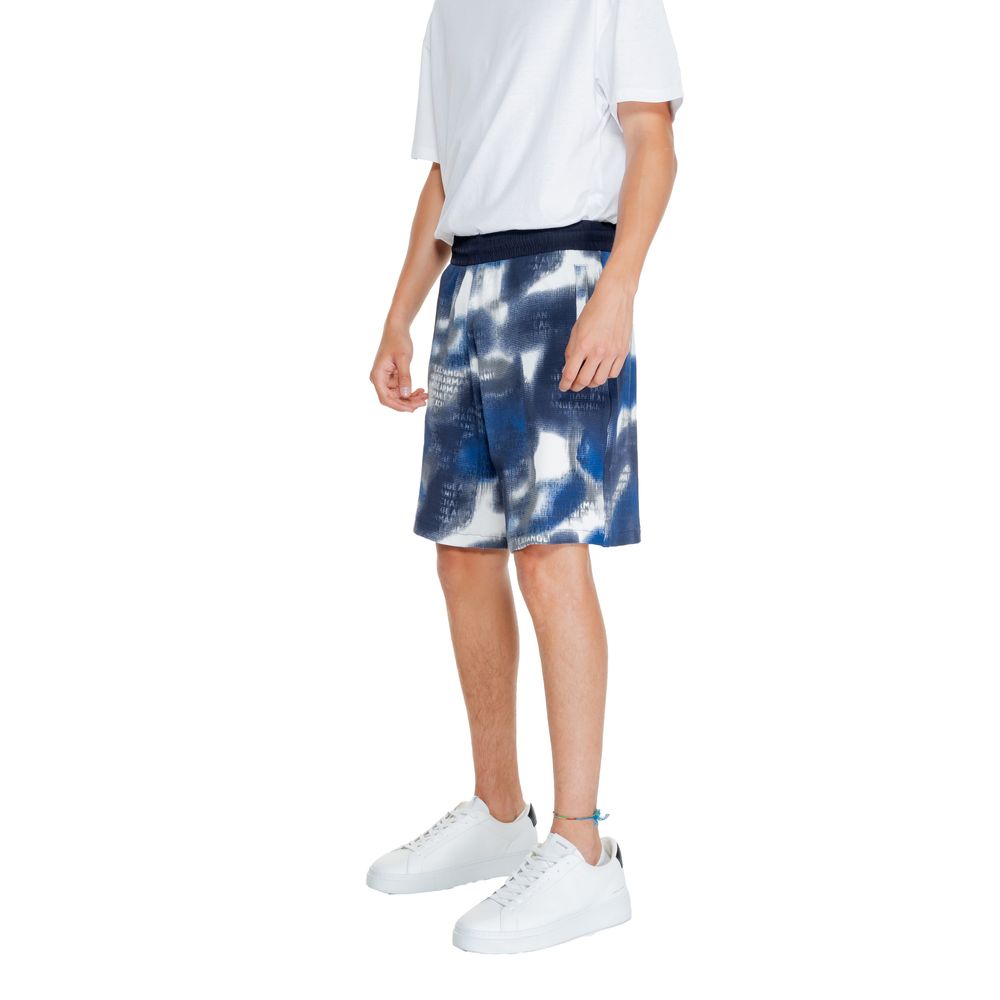 Blue Cotton Bermuda