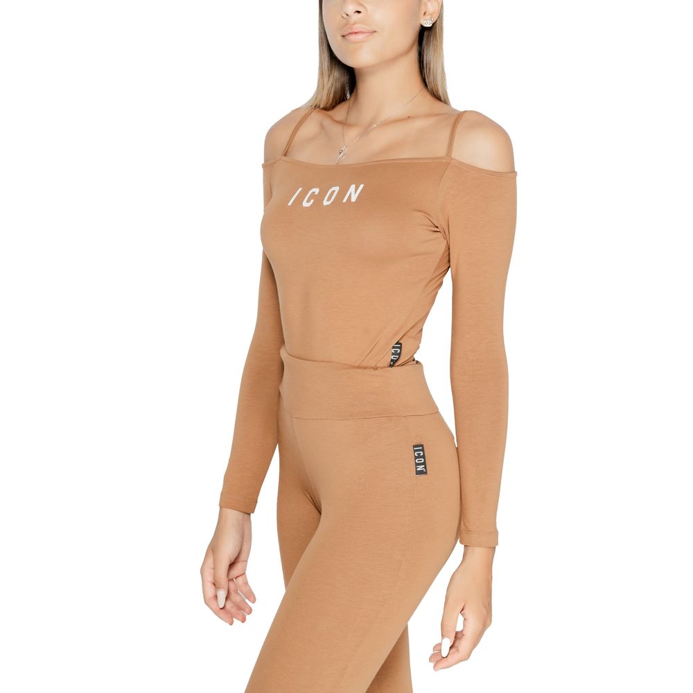 Brown Cotton Bodysuit