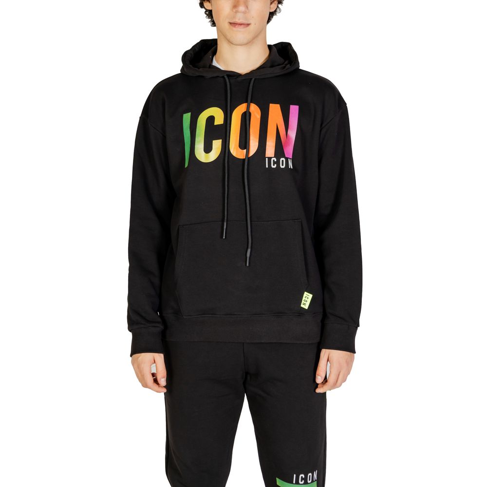 Black Cotton Hoody
