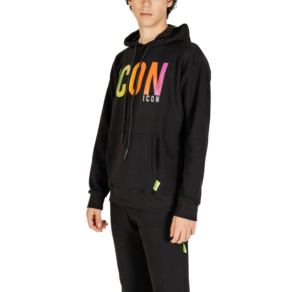 Black Cotton Hoody