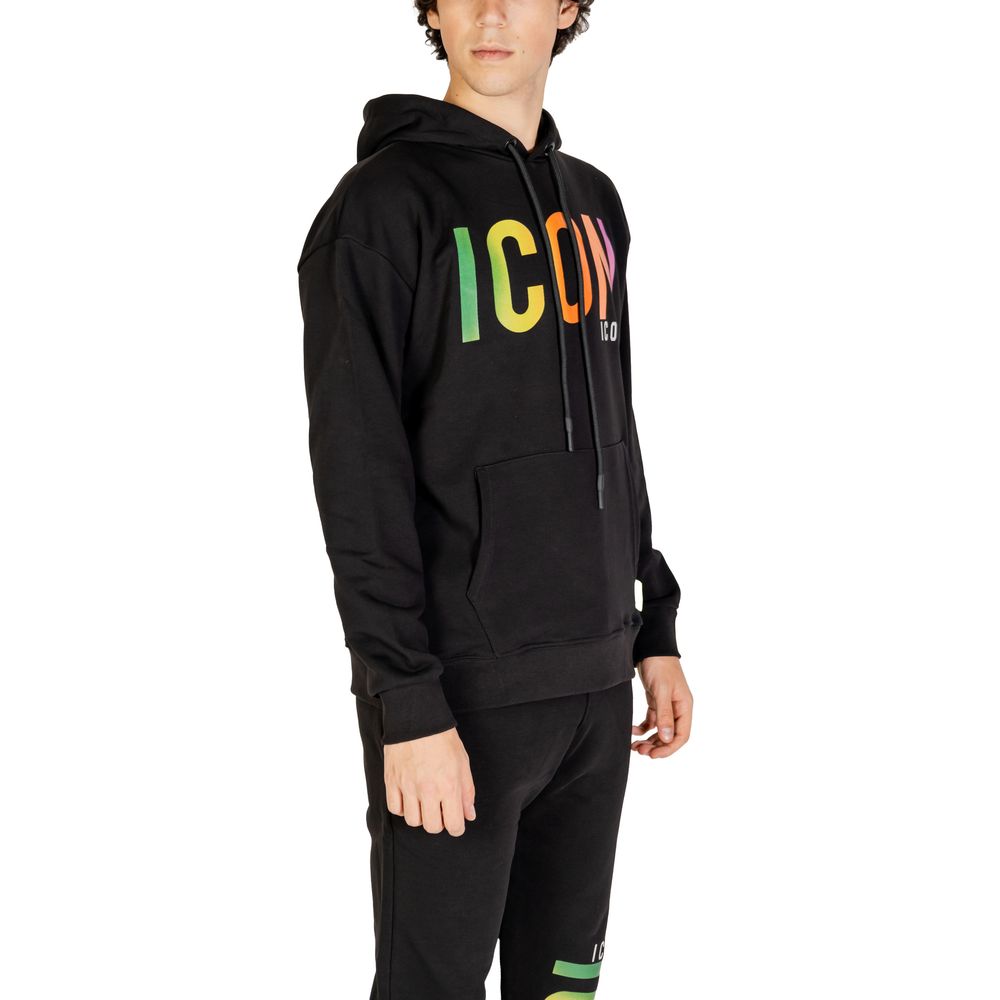 Black Cotton Hoody
