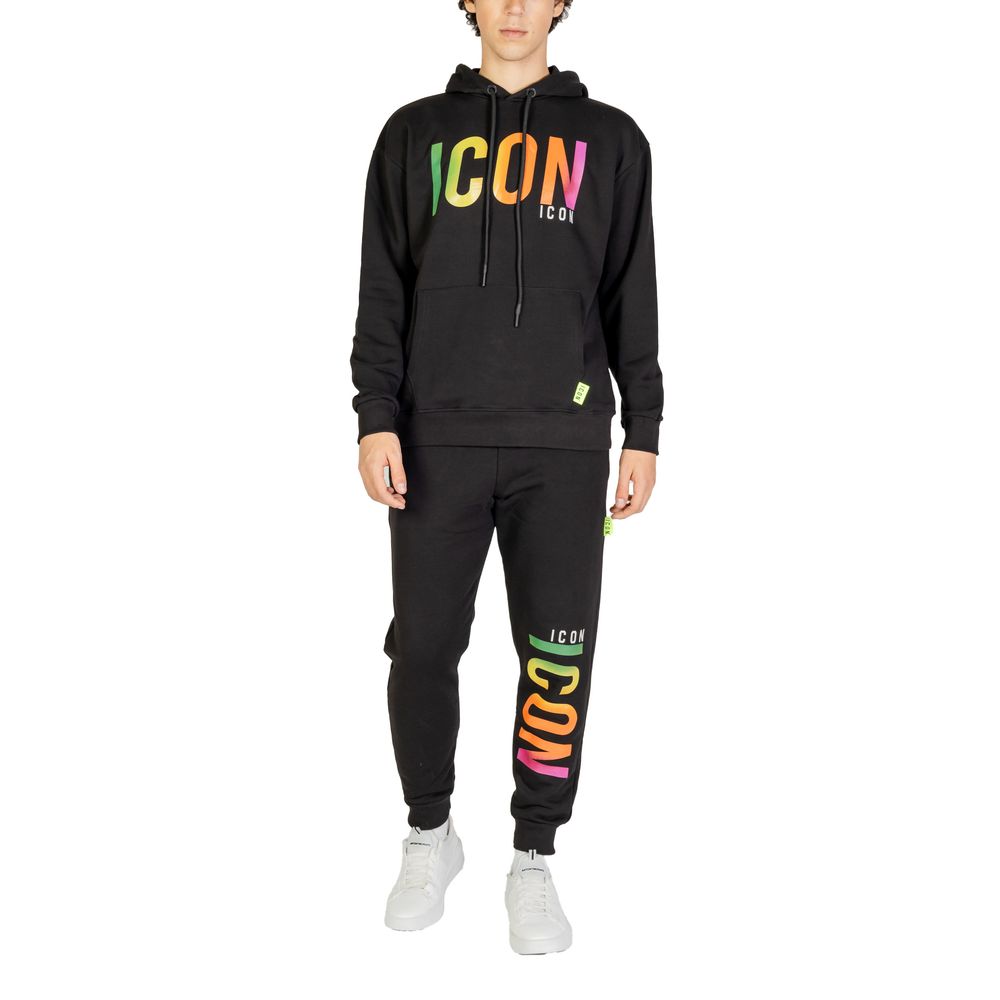 Black Cotton Hoody