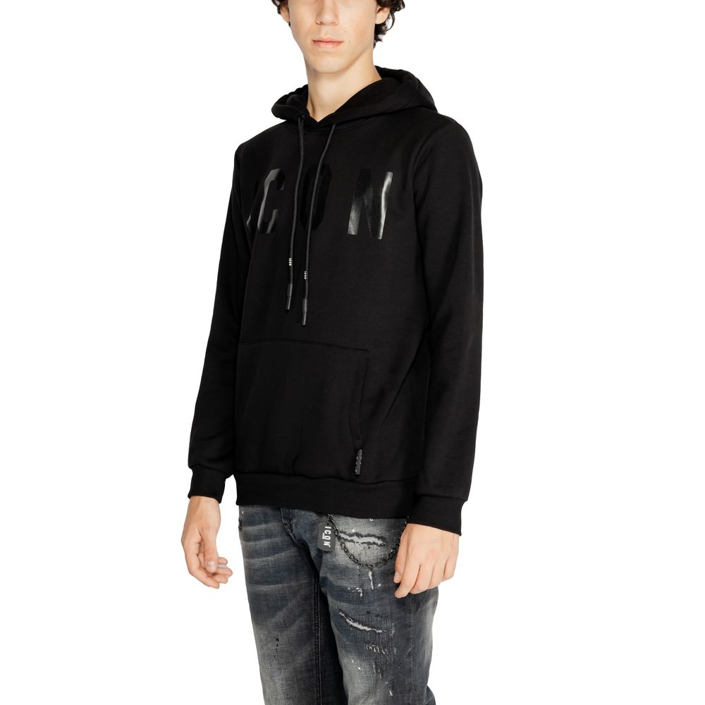 Black Cotton Hoody