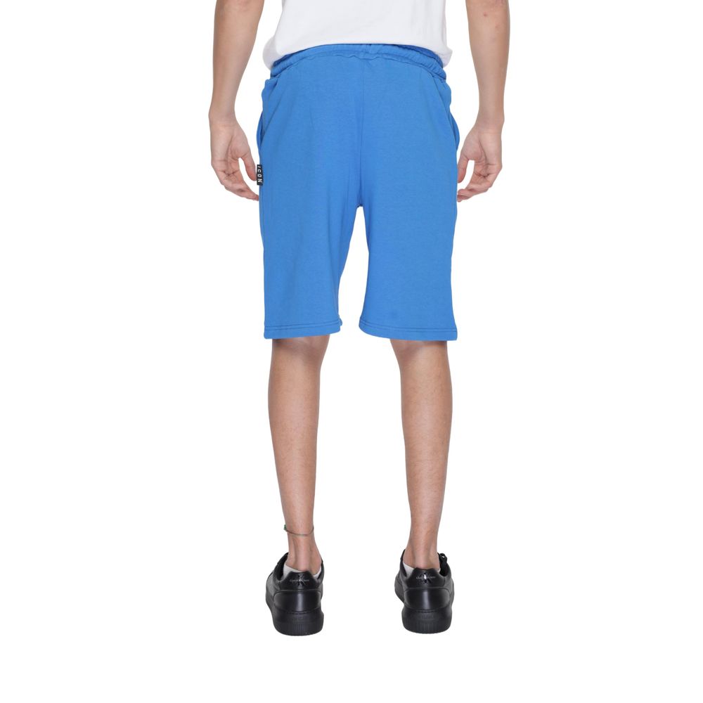 Blue Cotton Bermuda