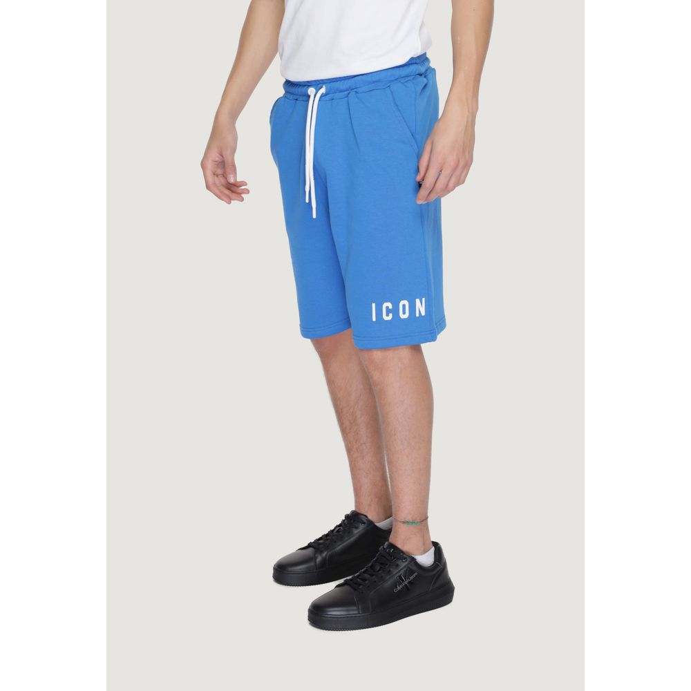 Blue Cotton Bermuda