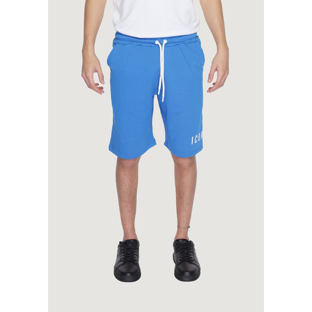 Blue Cotton Bermuda