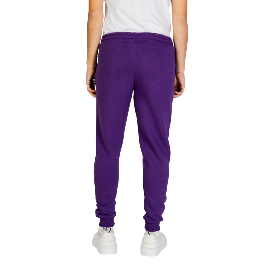 Purple Cotton Joggers Workout Pant