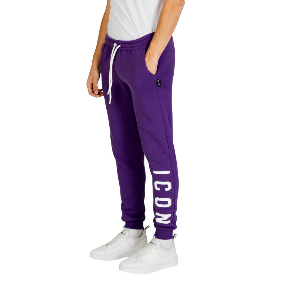 Purple Cotton Joggers Workout Pant