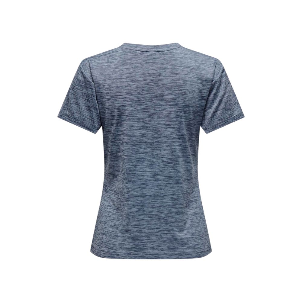 Blue Recycled Polyester T-Shirt