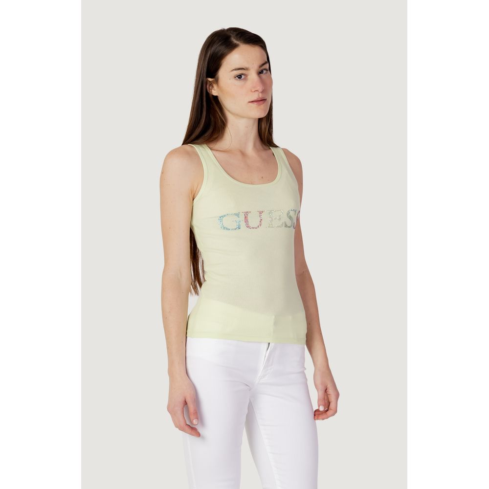 Green Cotton Tank Top
