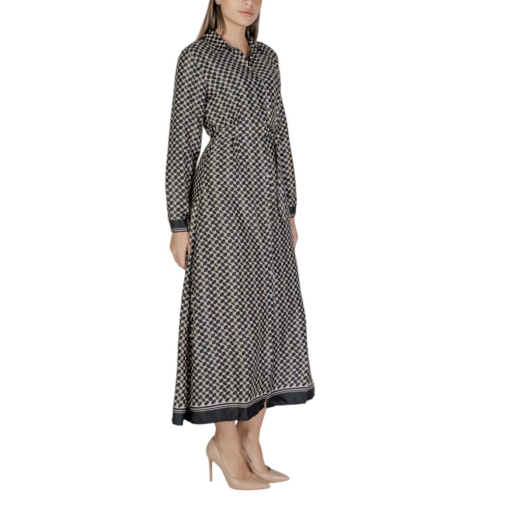 Black Recycled Polyester Long