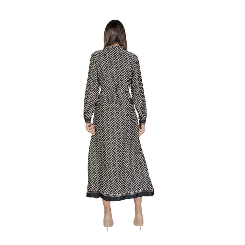 Black Recycled Polyester Long