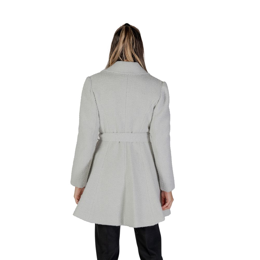 Gray Polyester Coat