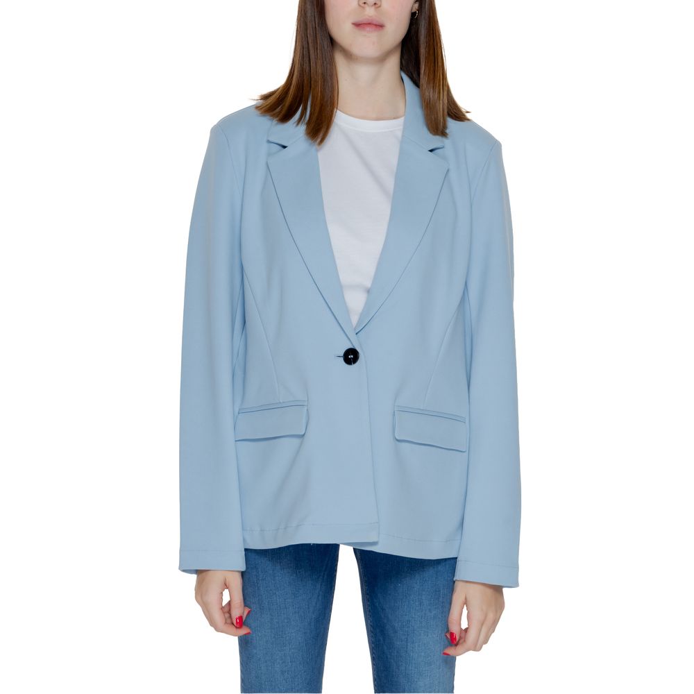 Blue Polyester Blazer