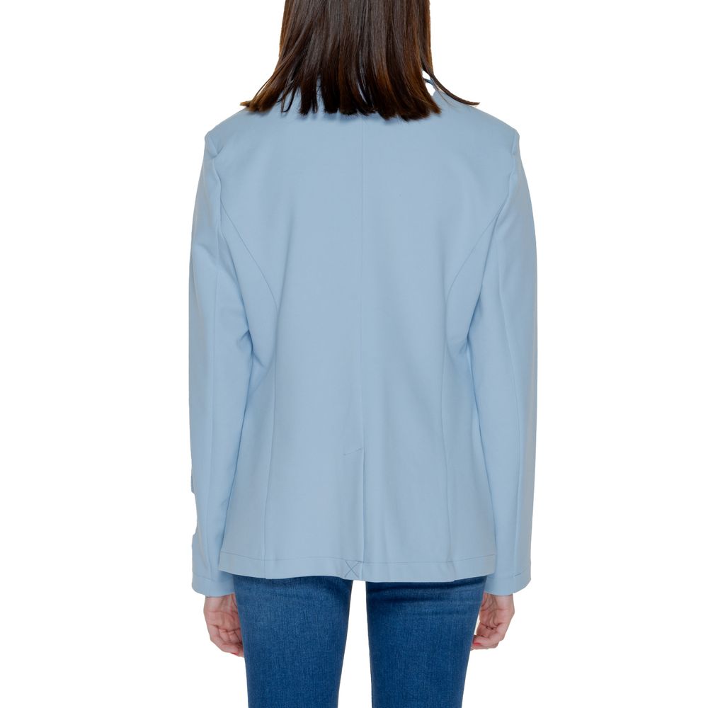 Blue Polyester Blazer