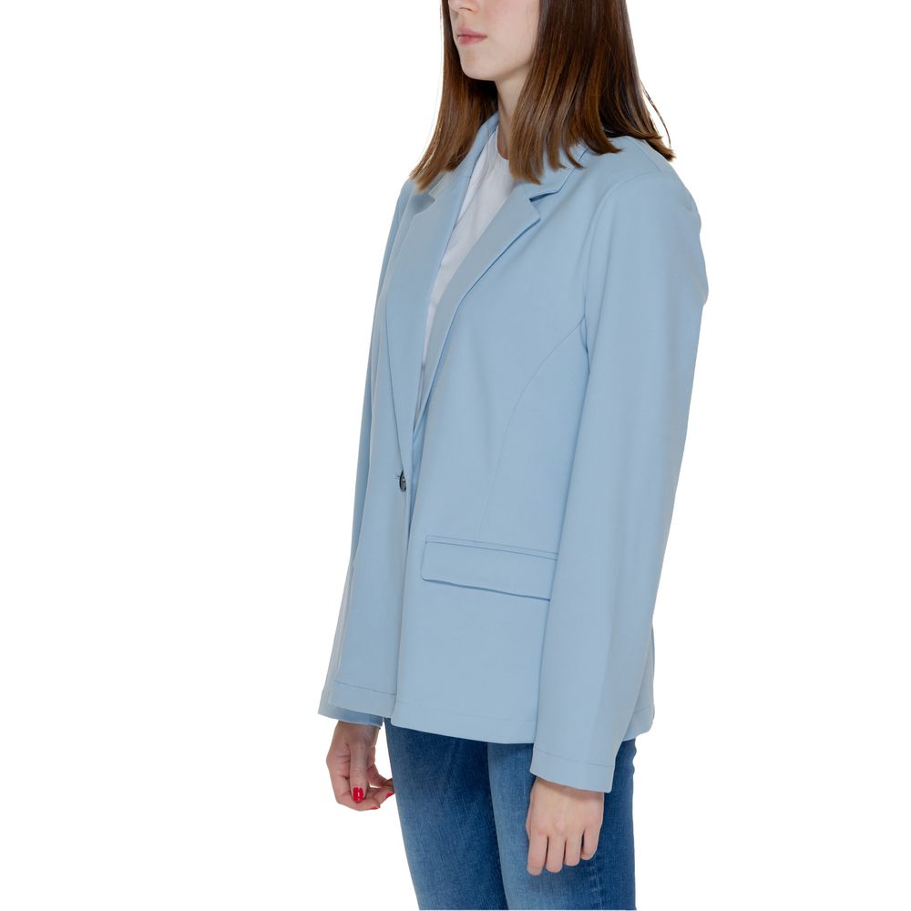 Blue Polyester Blazer