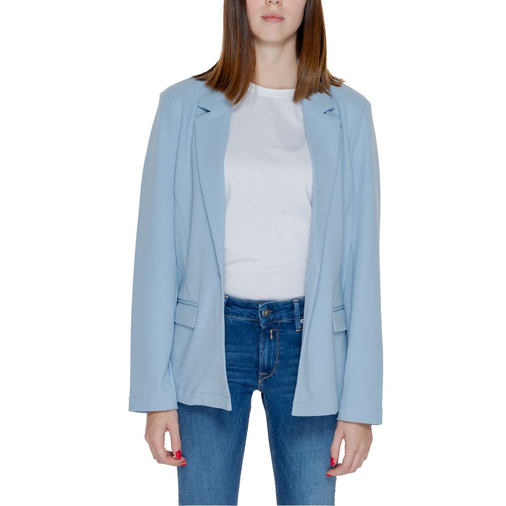 Blue Polyester Blazer