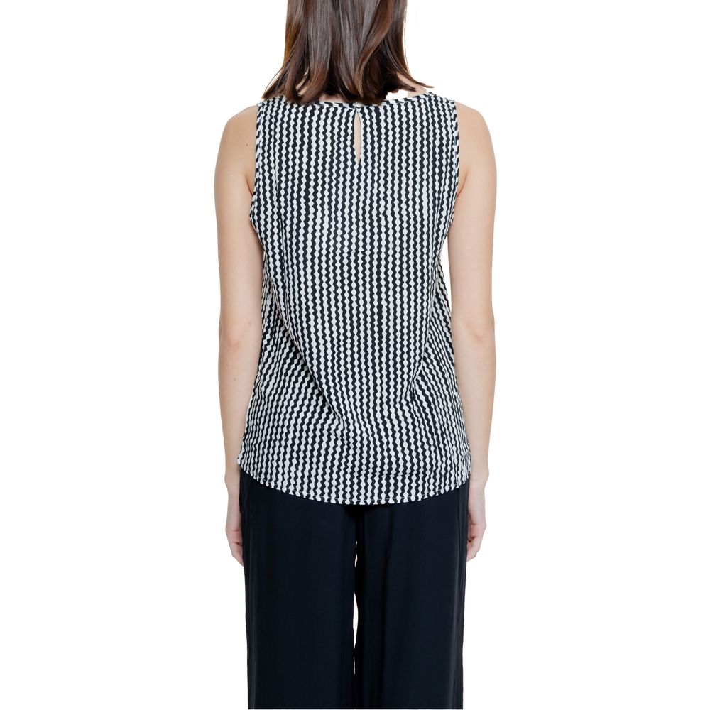 Black Viscose Tank Top