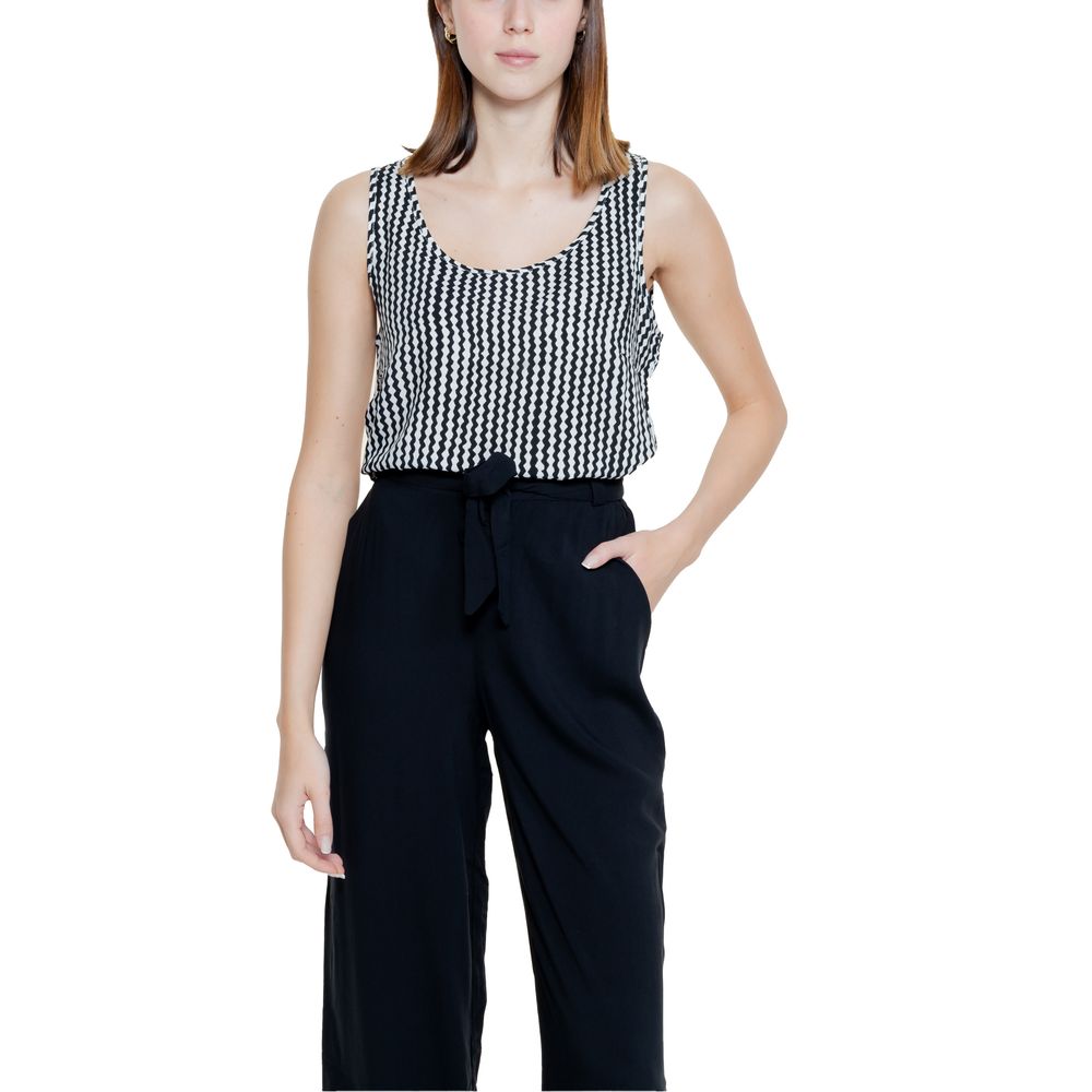 Black Viscose Tank Top