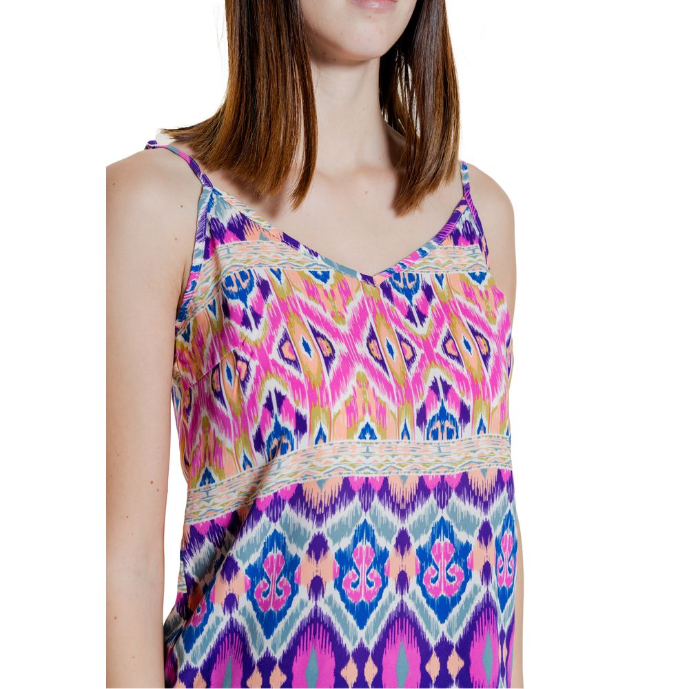 Pink Recycled Polyester Tank Top