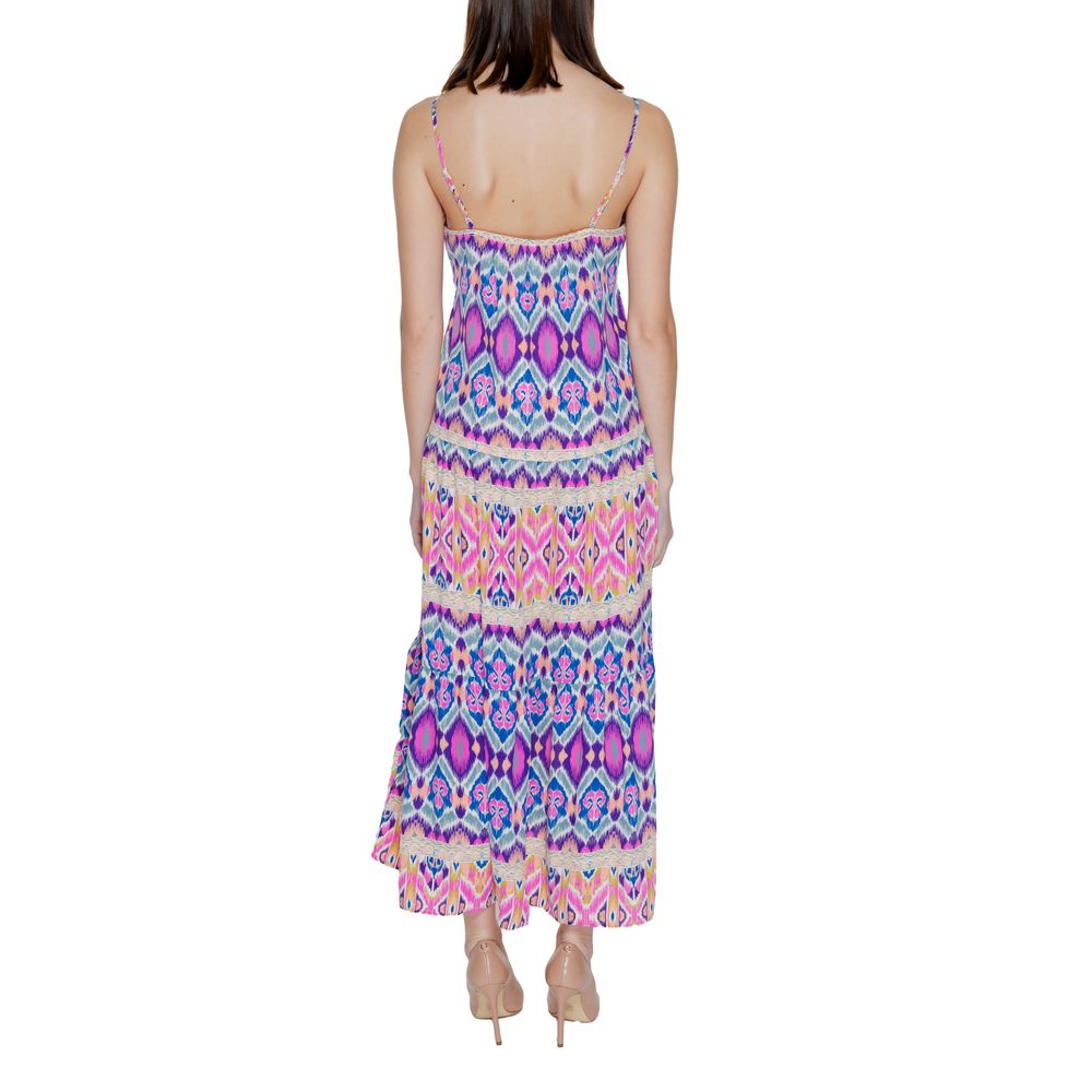 Multicolor Recycled Polyester Long