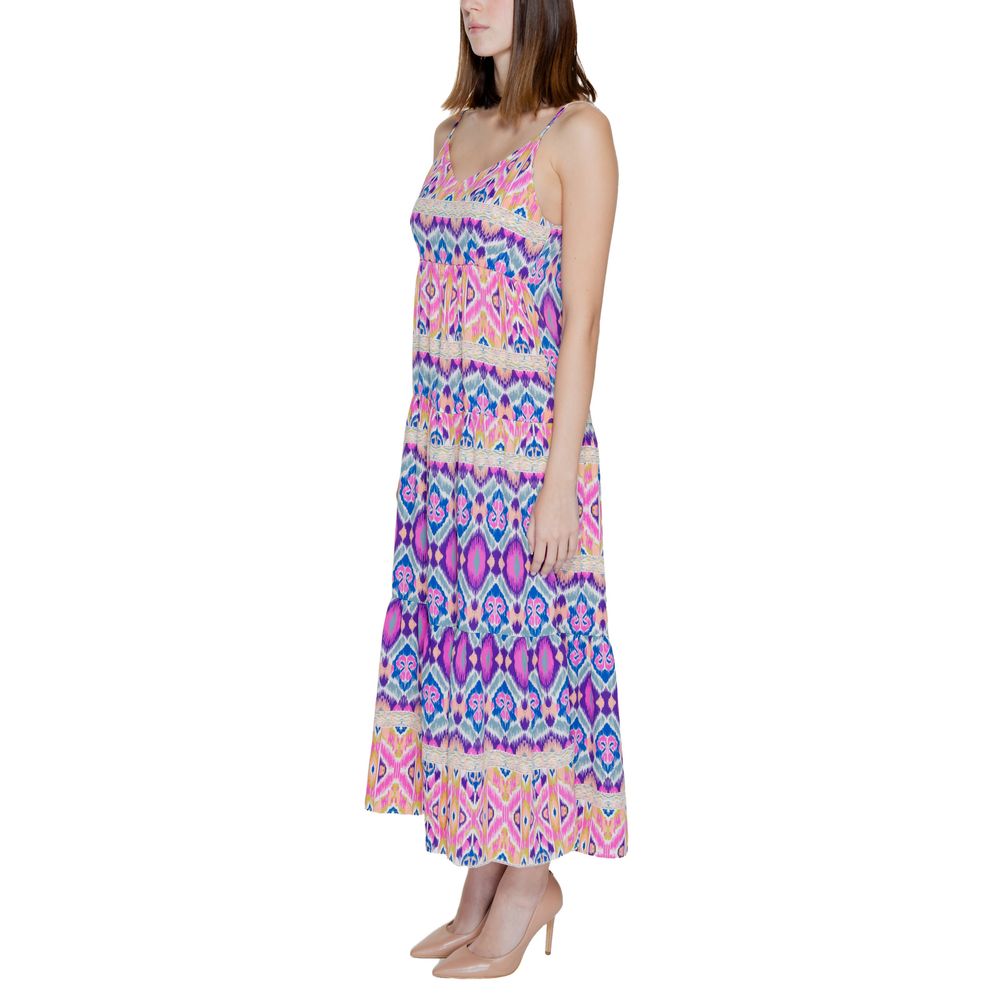 Multicolor Recycled Polyester Long