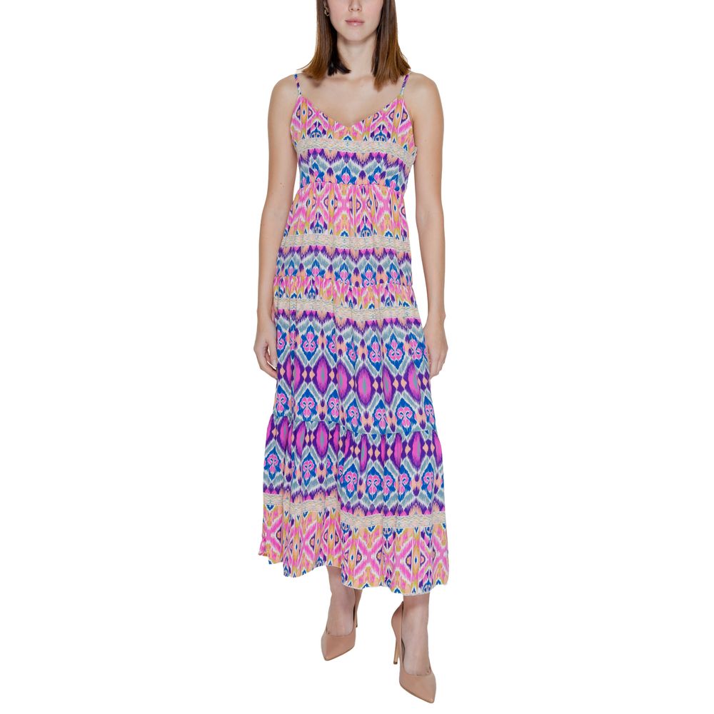 Multicolor Recycled Polyester Long