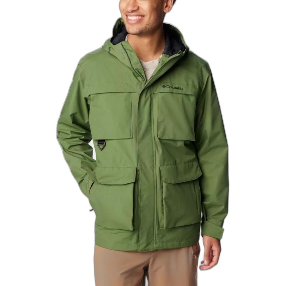 Green Polyester Jackets & Coat