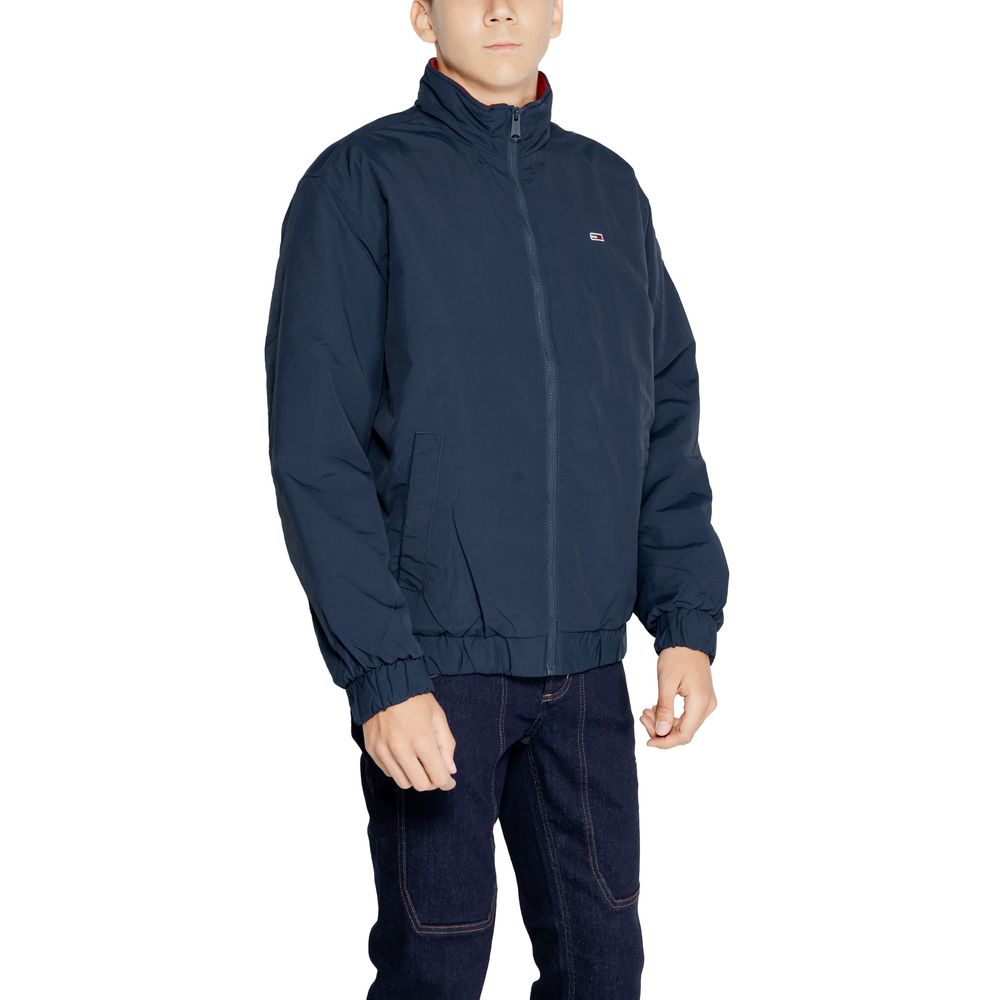 Blue Polyamide Jackets & Coat