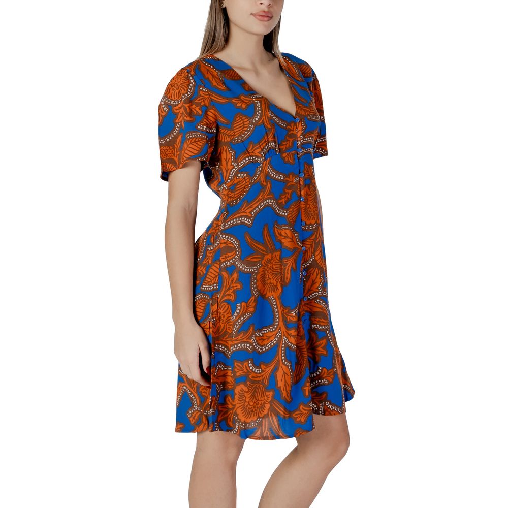 Blue Viscose Midi