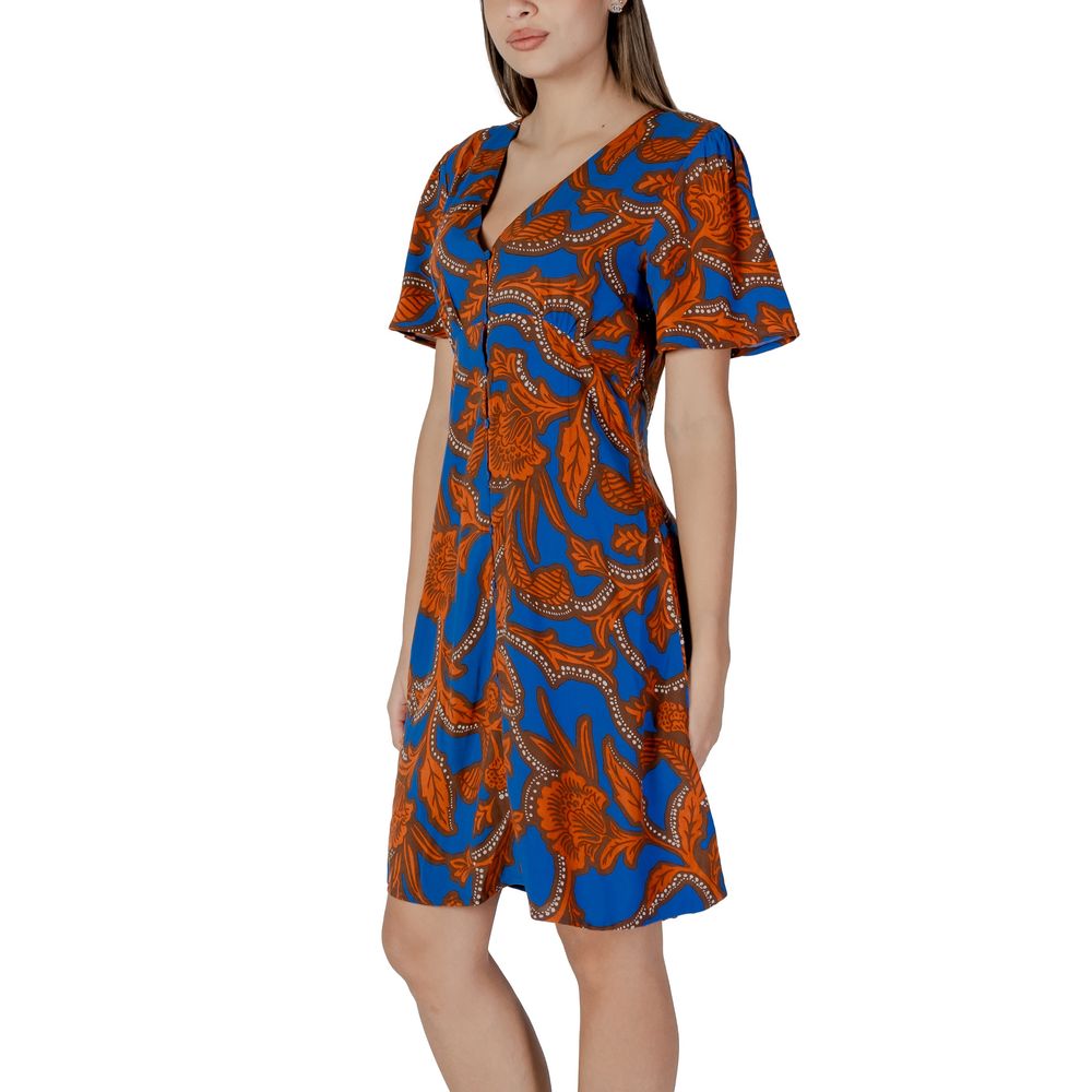 Blue Viscose Midi