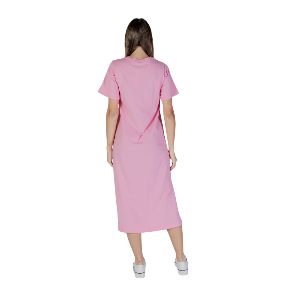 Multicolor Cotton Midi