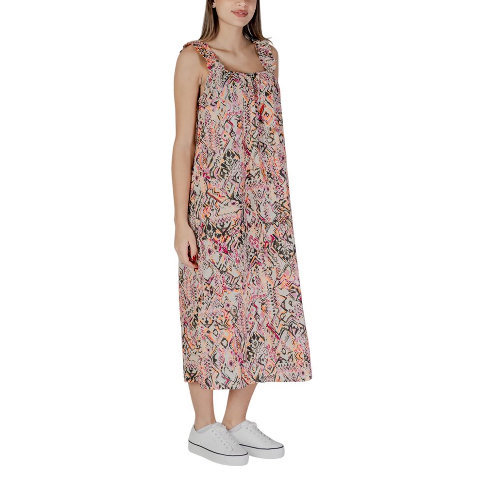 Multicolor Cotton Long
