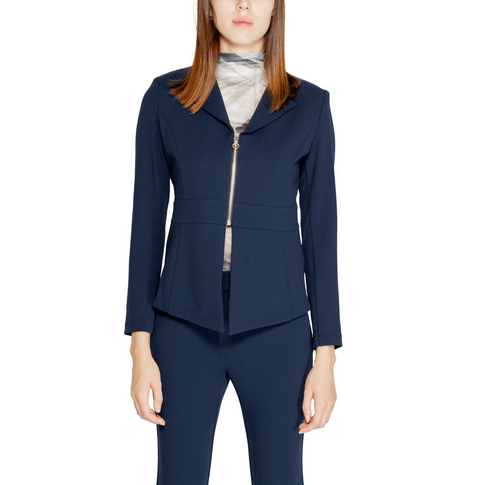 Blue Polyester Blazer