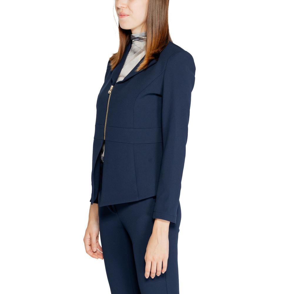 Blue Polyester Blazer