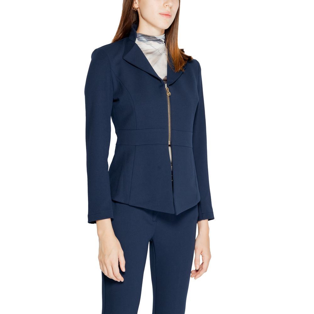 Blue Polyester Blazer