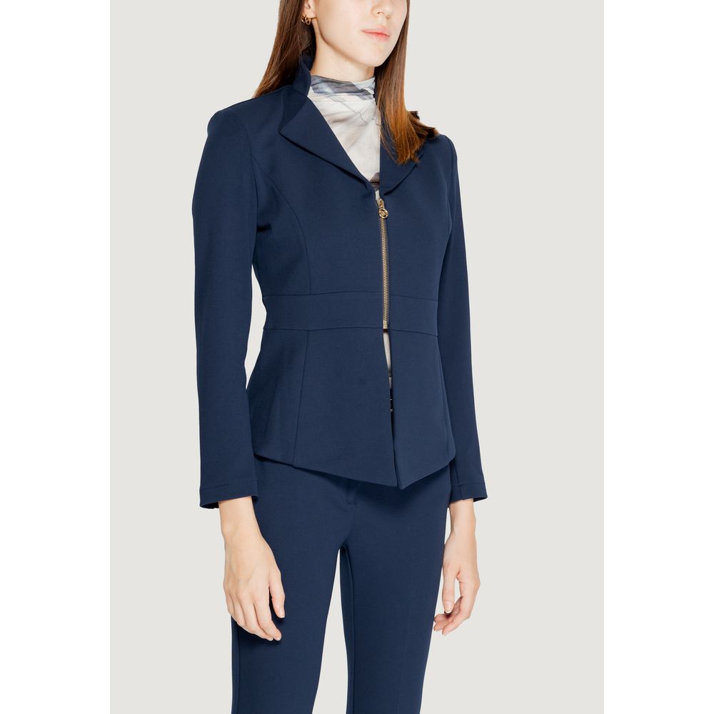 Blue Polyester Blazer