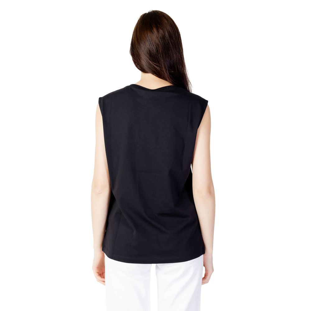 Black Cotton T-Shirt