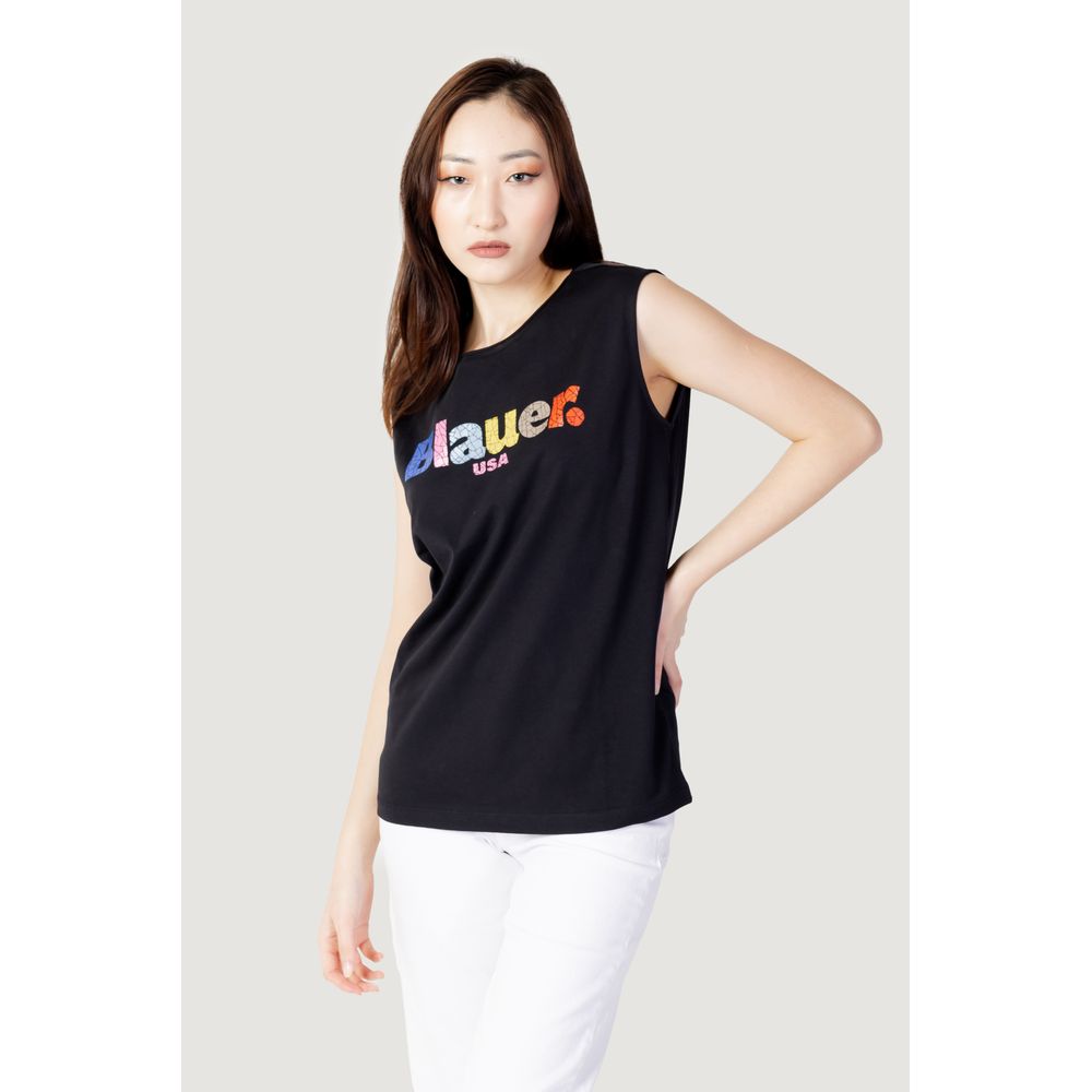 Black Cotton T-Shirt