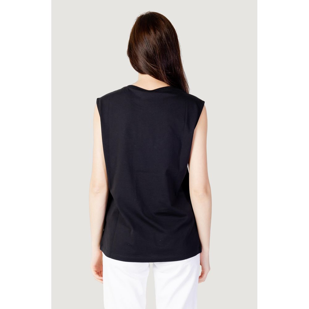 Black Cotton T-Shirt