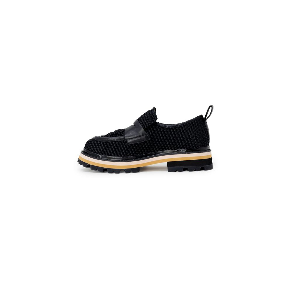 Black Leather Platform