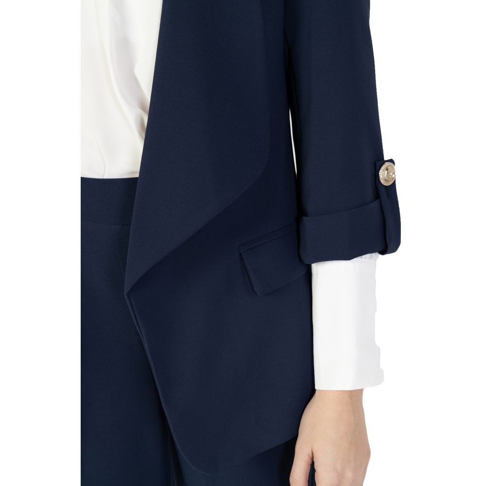 Blue Polyester Blazer