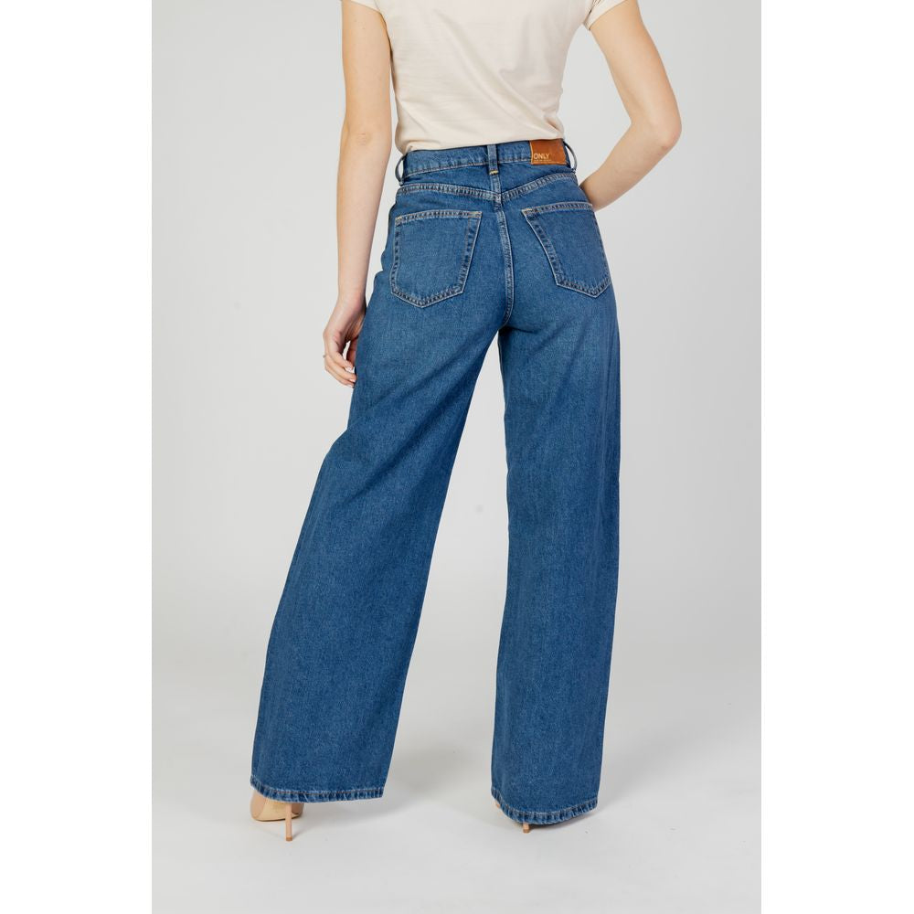 Blue Cotton Relaxed Fit Jean