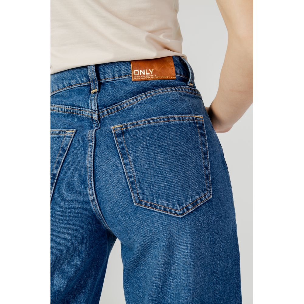 Blue Cotton Relaxed Fit Jean