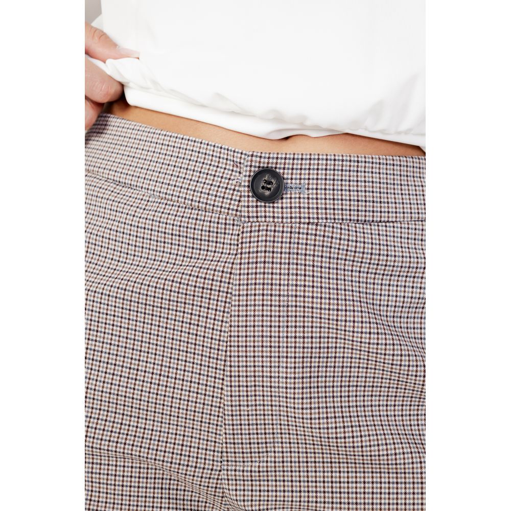 Beige Polyester Pant