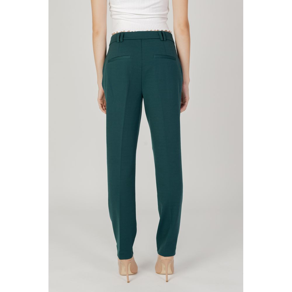 Green Polyester Pant