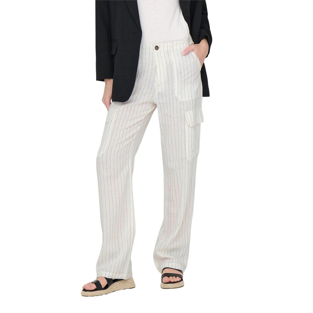 White Linen Pant